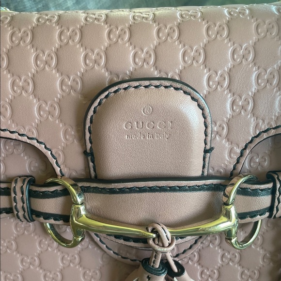 Gucci Pink Crossbody Bag with champagne,gold chain with coa - Picture 3 of 9